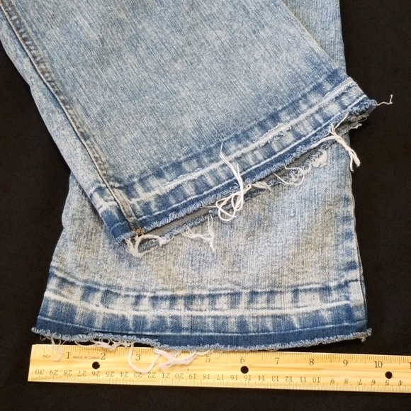VTG Distressed Bell Bottom Jeans - Picture 7 of 8